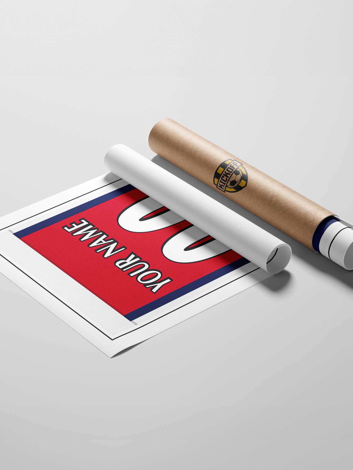 Custom 98/99 Arsenal Classic Home Shirt Poster