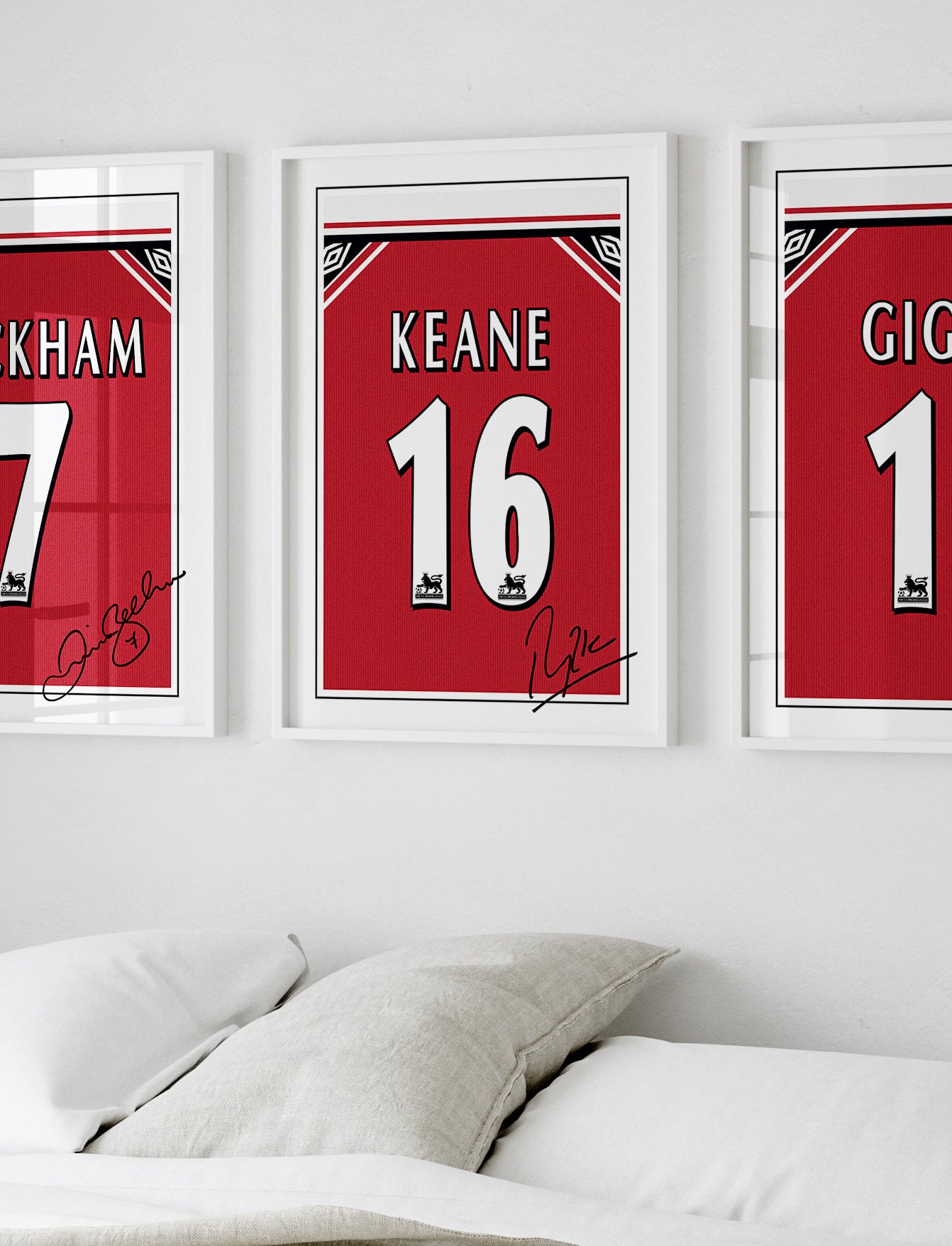 Roy Keane 98/99 Man Utd Classic Home Shirt Poster