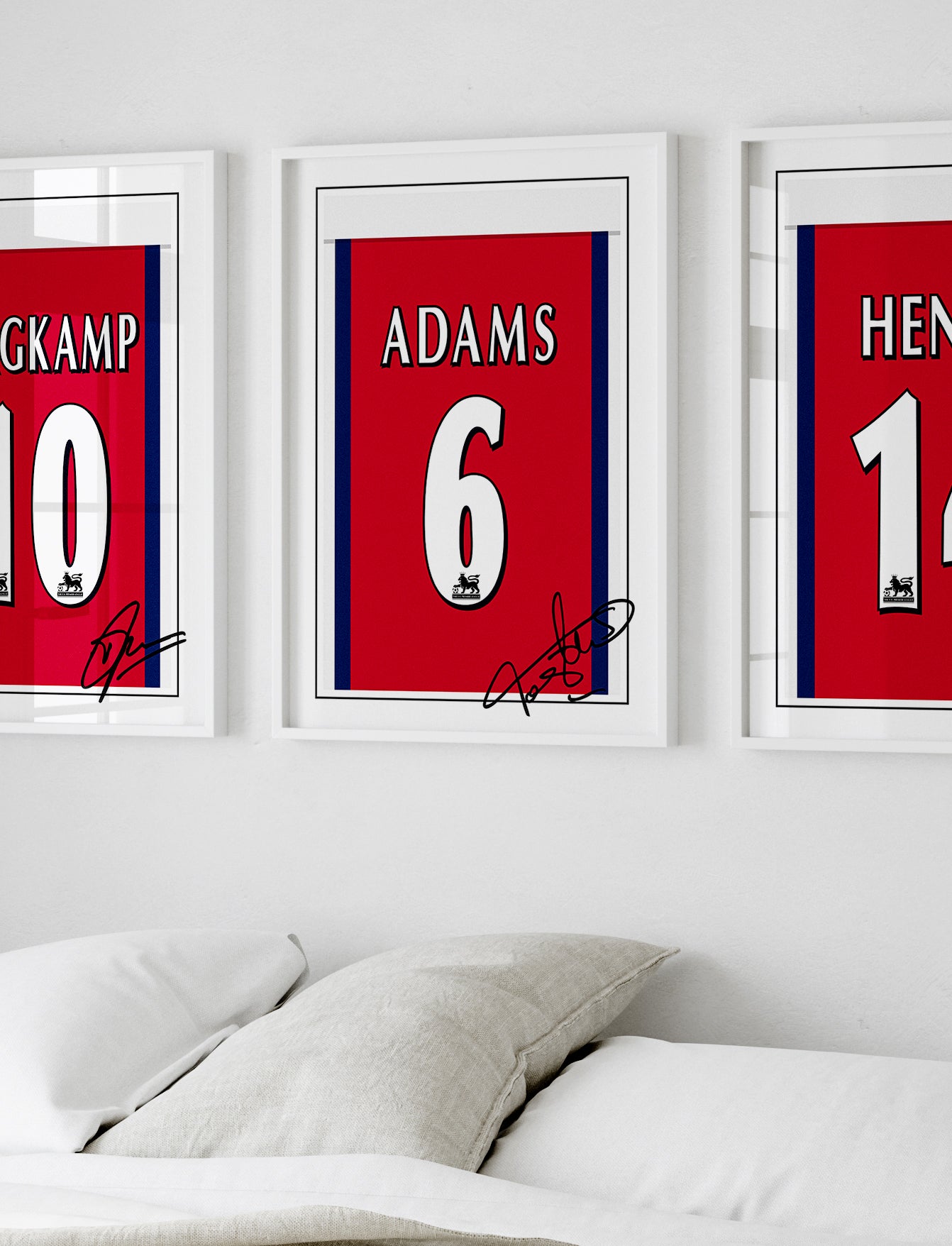 Tony Adams 98/99 Arsenal Classic Home Shirt Poster