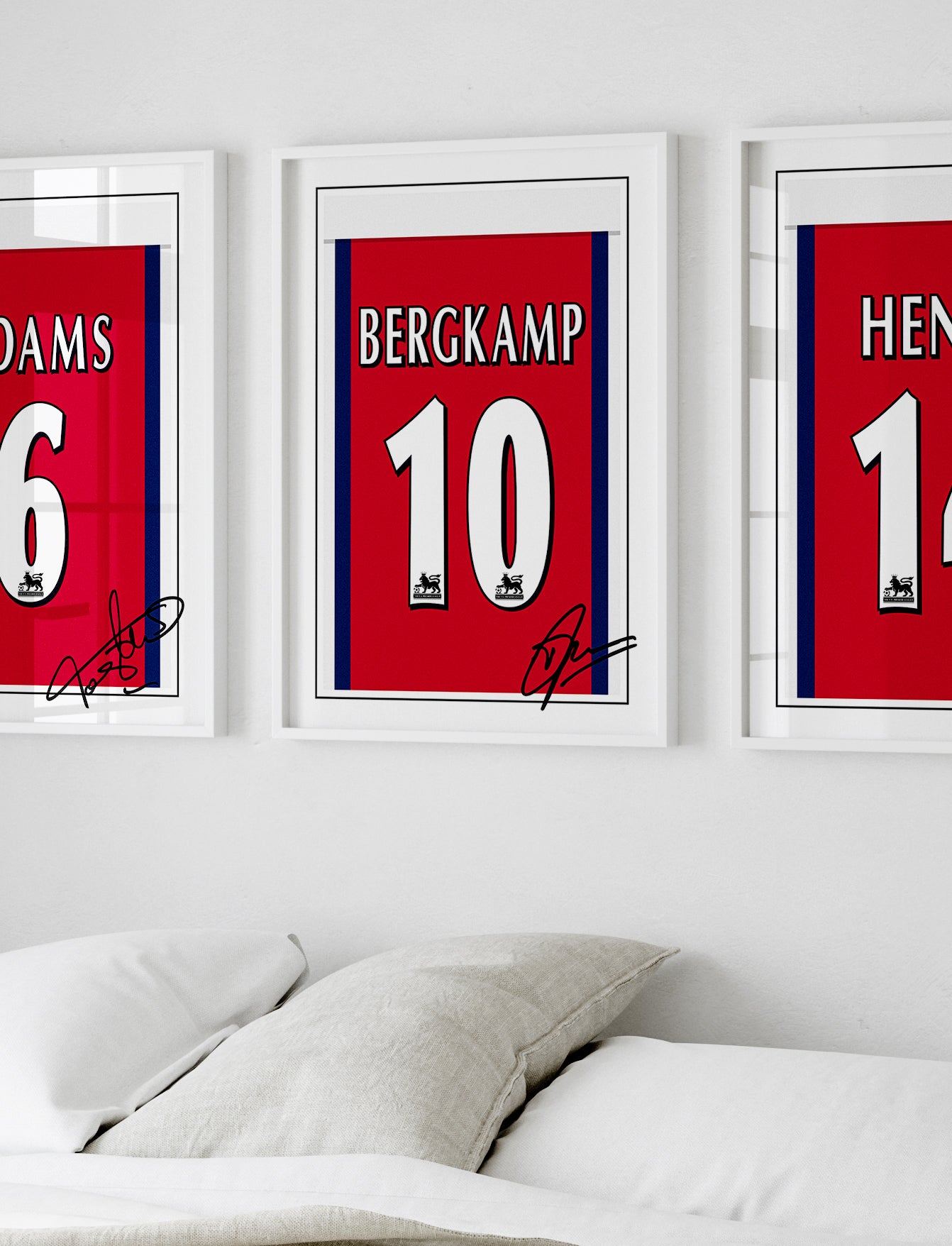 Dennis Bergkamp 98/99 Arsenal Classic Home Shirt Poster