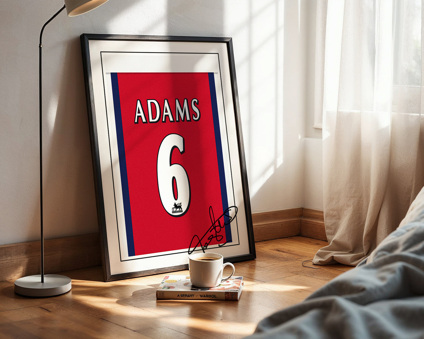 Tony Adams 98/99 Arsenal Classic Home Shirt Poster