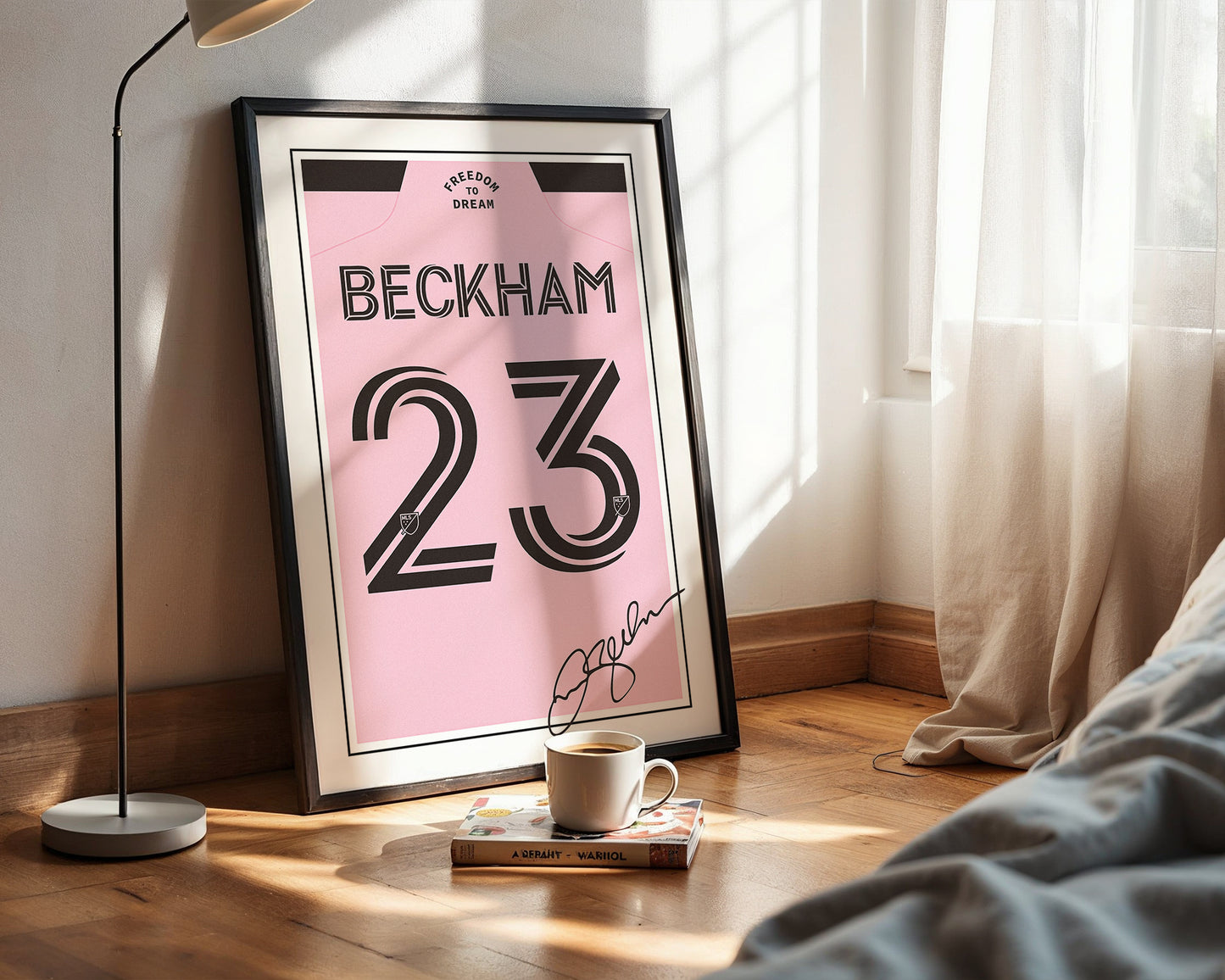 David Beckham 24/25 Inter Miami Home Shirt Poster