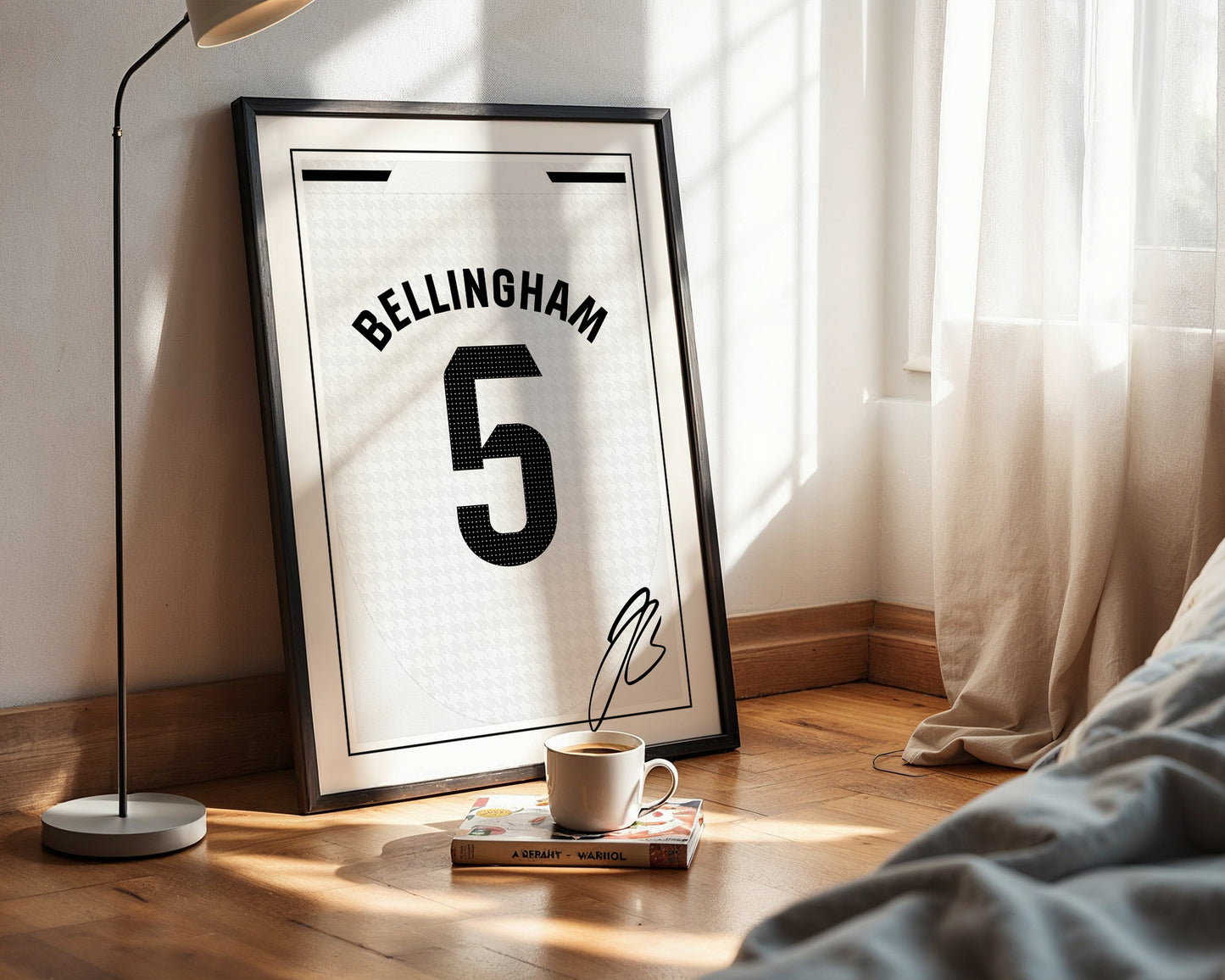 Jude Bellingham 24/25 Real Madrid Home Shirt Poster