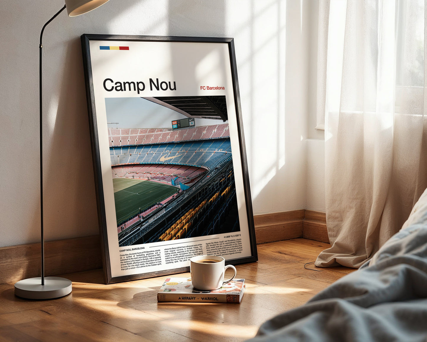 Camp Nou Stadium Poster