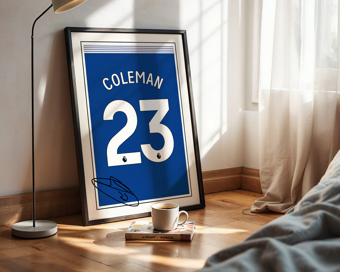 Seamus Coleman 24/25 Everton Home Shirt Poster
