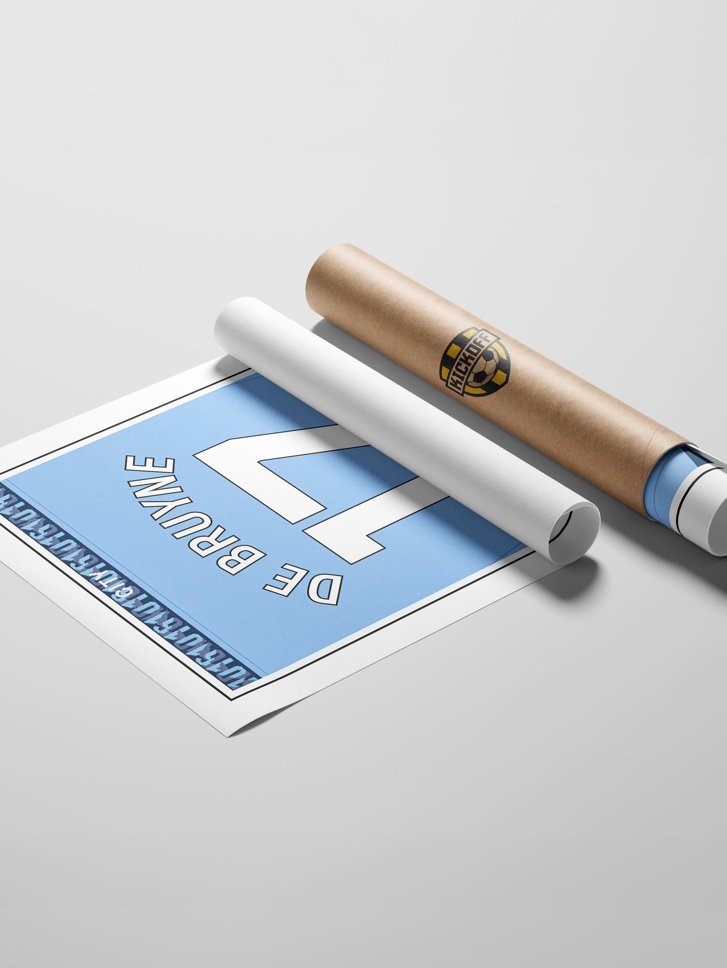 Kevin De Bruyne 24/25 Man City Home Shirt Poster
