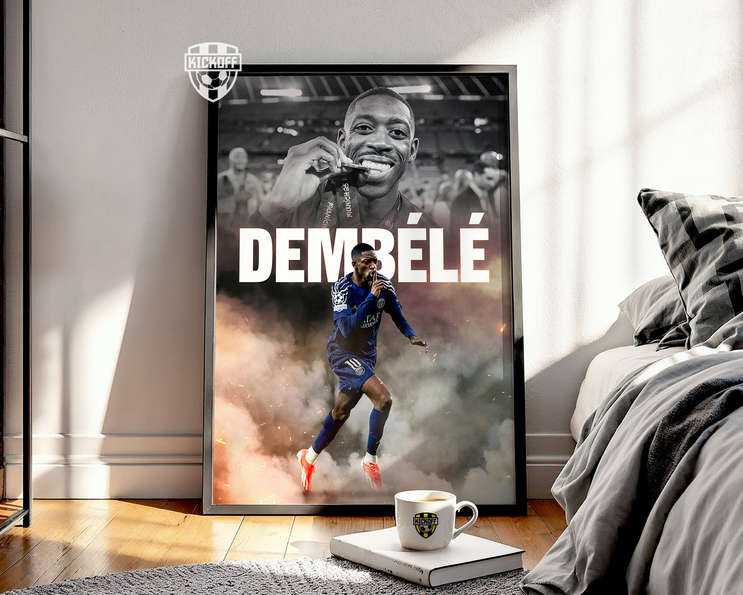 Ousmane Dembele PSG Poster
