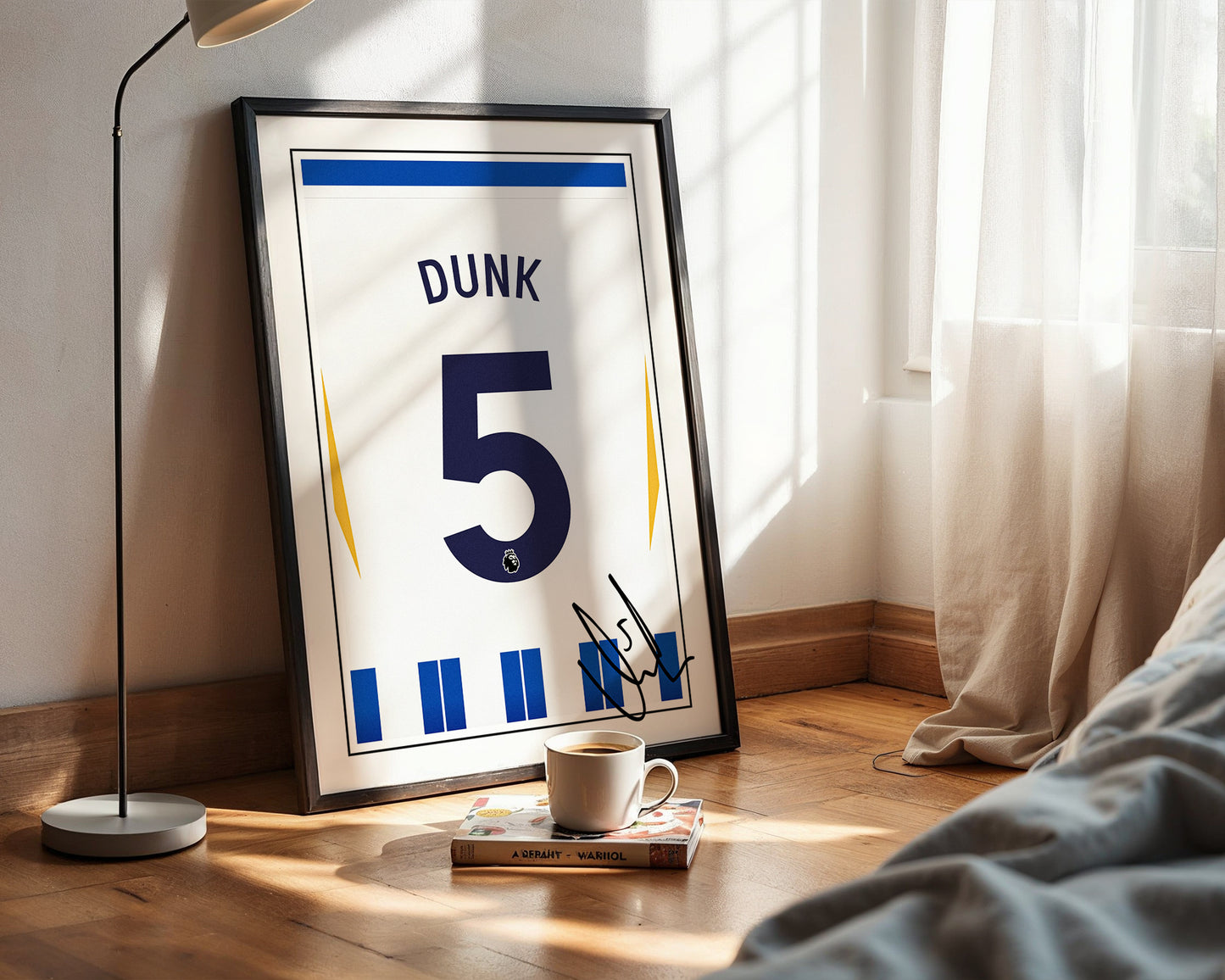 Lewis Dunk 24/25 Brighton Home Shirt Poster