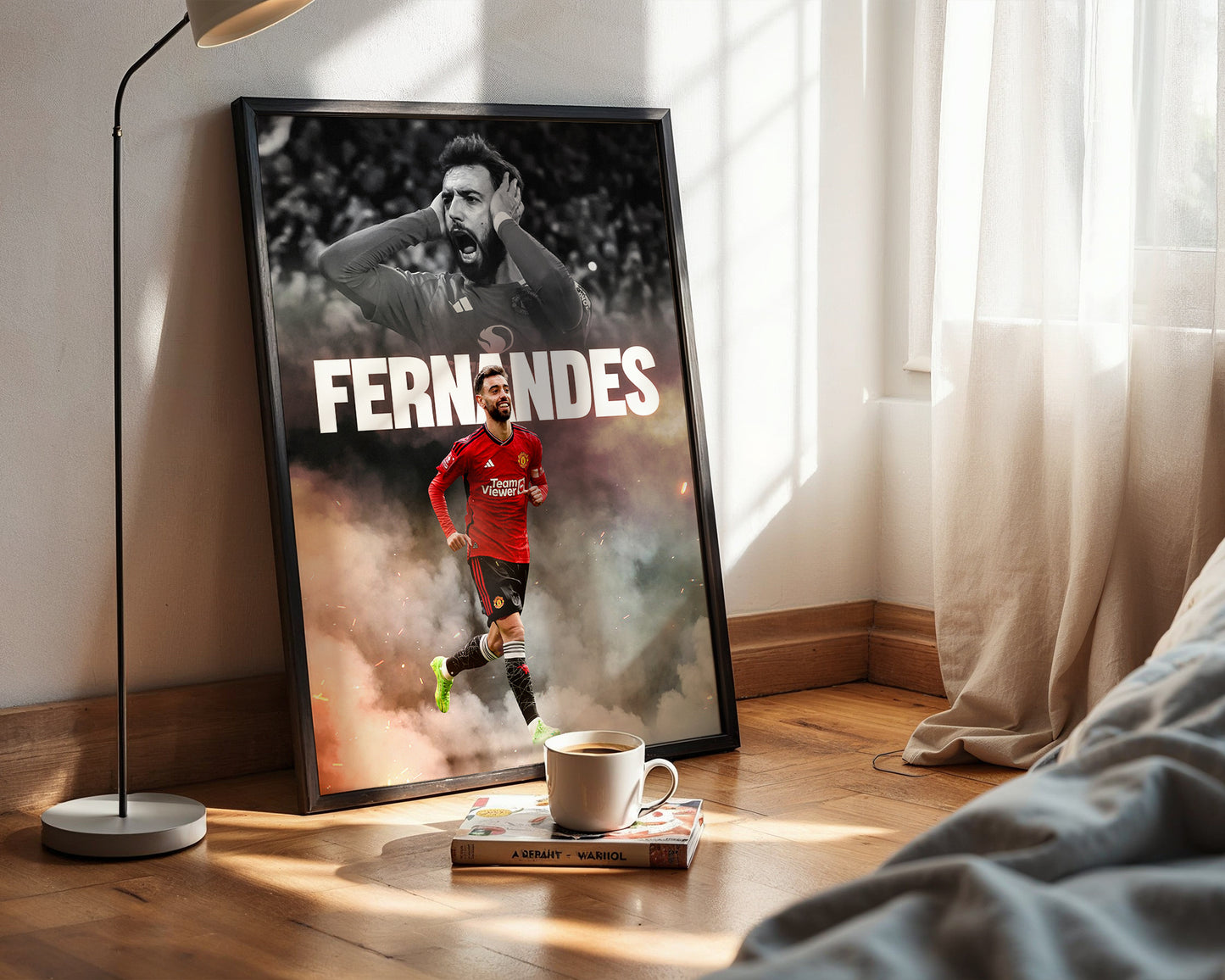 Bruno Fernandes Man United Poster