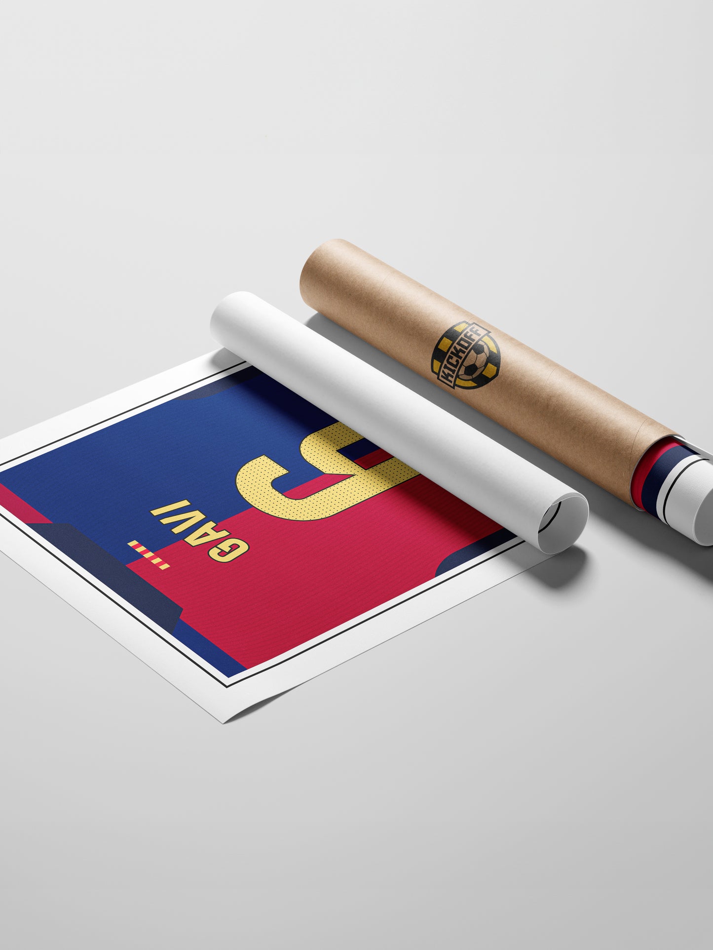 Gavi 24/25 Barcelona Home Shirt Poster