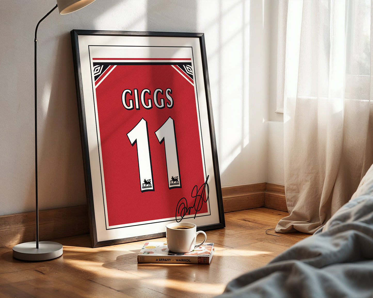 Ryan Giggs 98/99 Man Utd Classic Home Shirt Poster