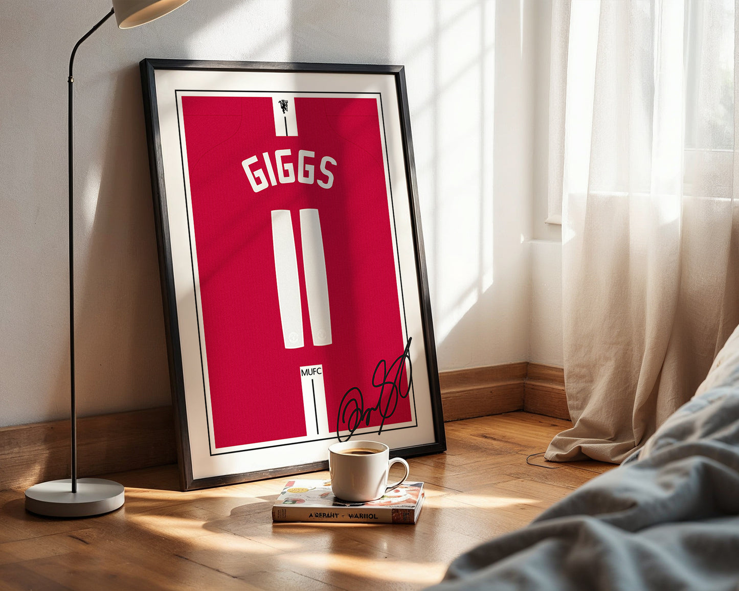 Ryan Giggs 07/08 Man Utd Classic Home Shirt Poster