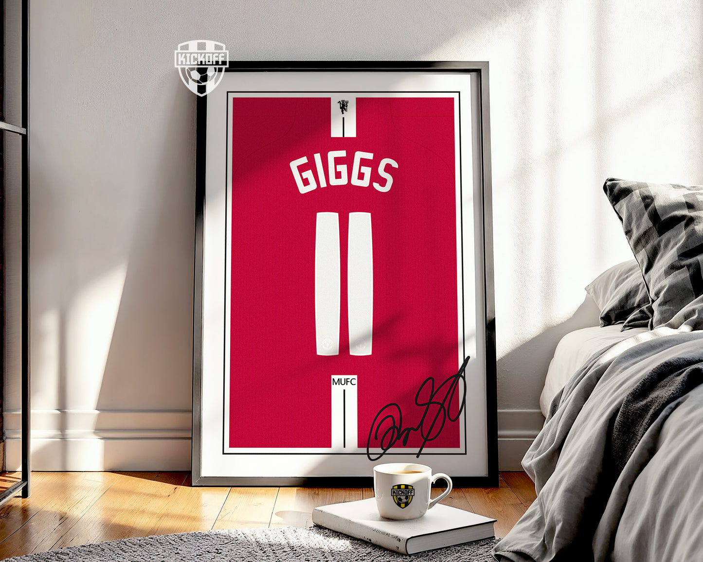Ryan Giggs 07/08 Man Utd Classic Home Shirt Poster