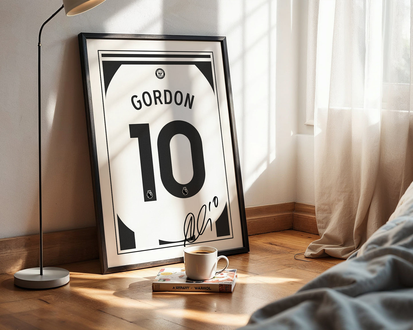 Anthony Gordon 24/25 Newcastle Utd Home Shirt Poster