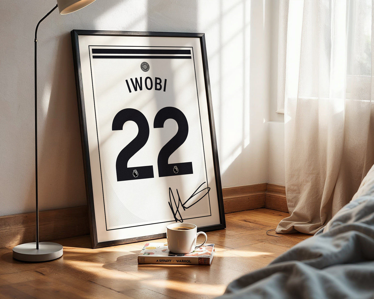 Alex Iwobi 24/25 Fulham Home Shirt Poster