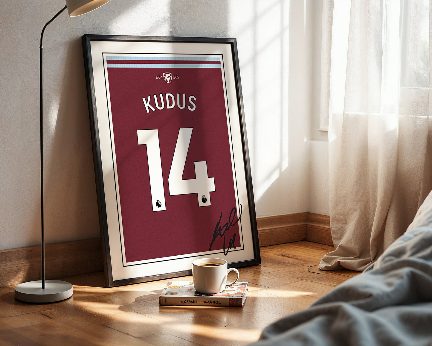 Mohammed Kudus 24/25 West Ham United Home Shirt Poster
