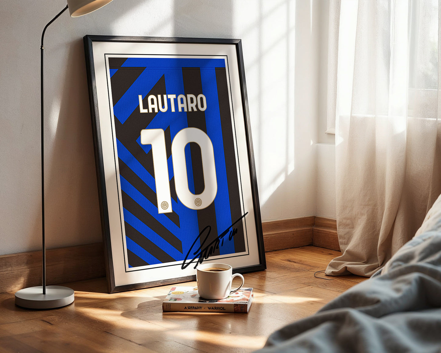 Lautaro Martinez 24/25 Inter Milan Home Shirt Poster