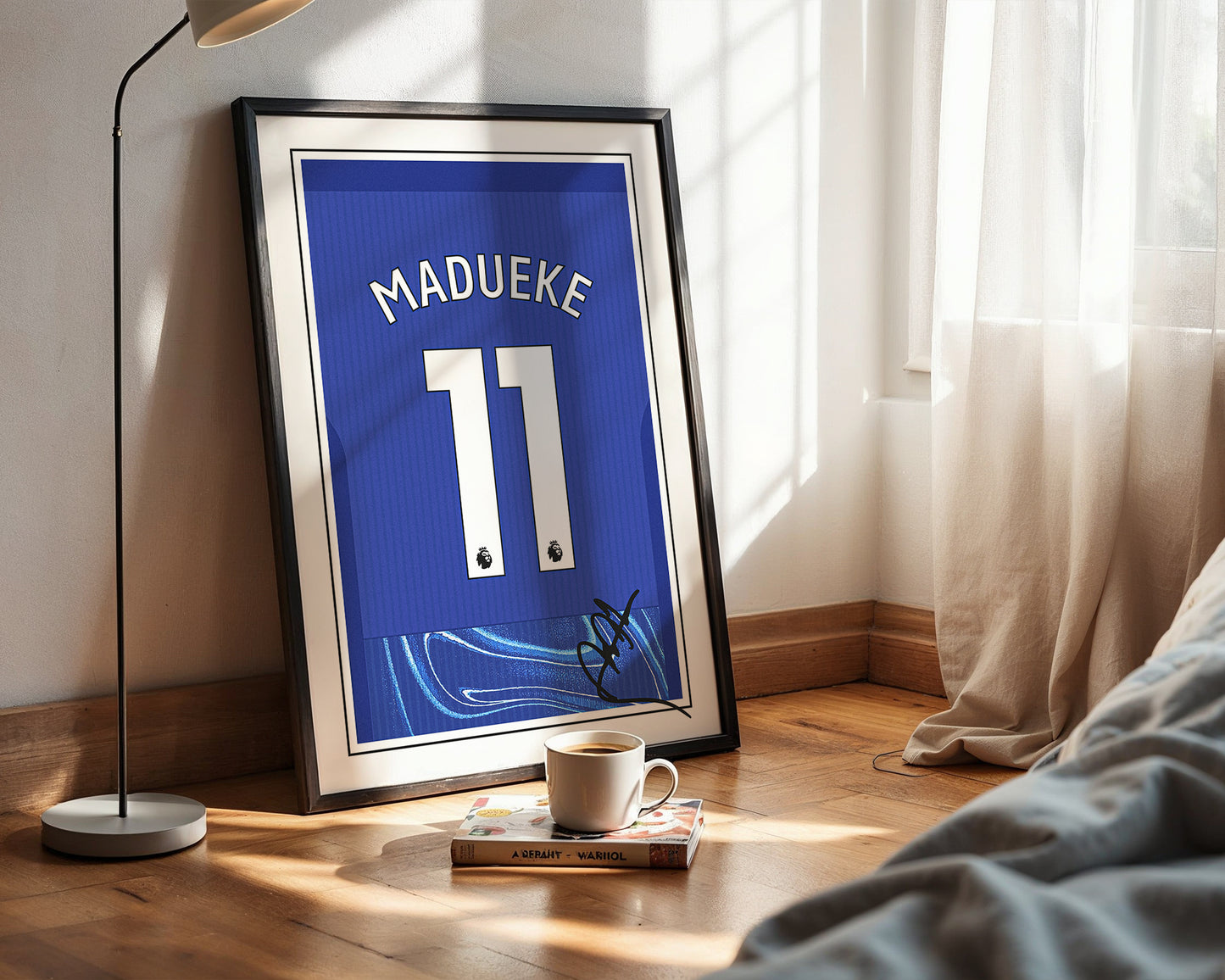 Noni Madueke 24/25 Chelsea Home Shirt Poster
