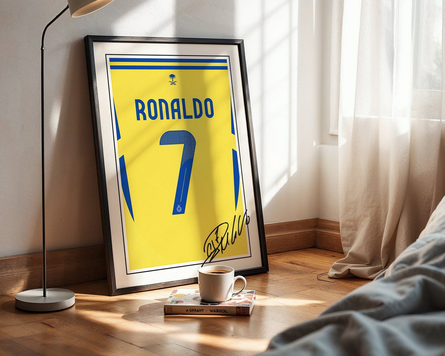 Cristiano Ronaldo 24/25 Al-Nassr Home Shirt Poster