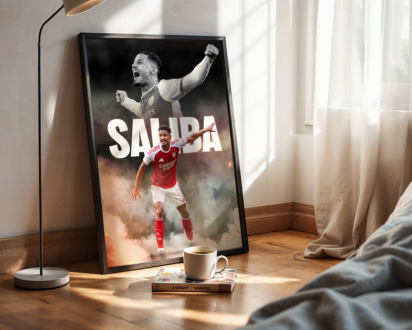William Saliba Arsenal Poster