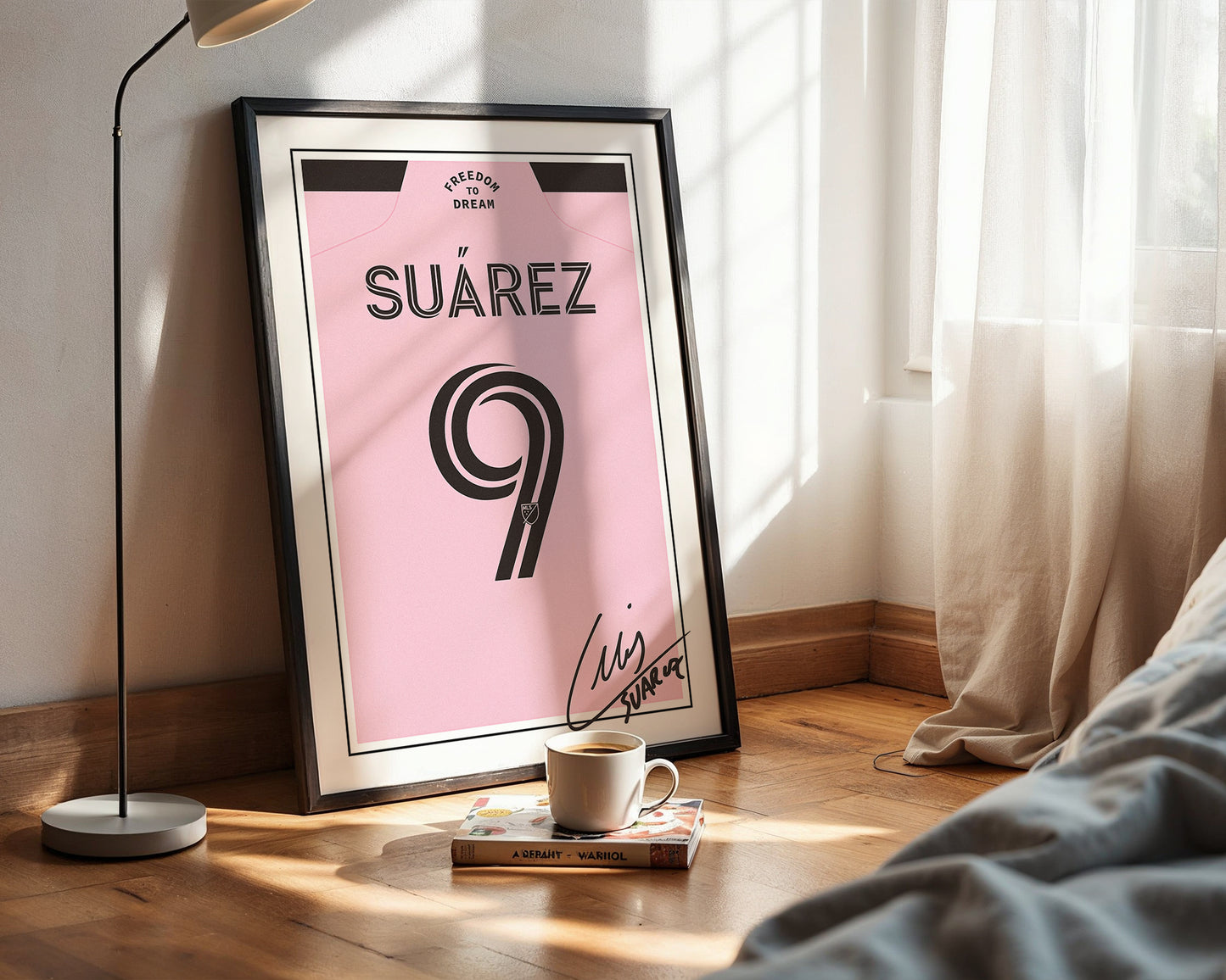 Luis Suarez 24/25 Inter Miami Home Shirt Poster