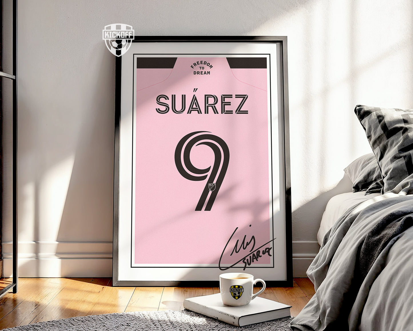 Luis Suarez 24/25 Inter Miami Home Shirt Poster