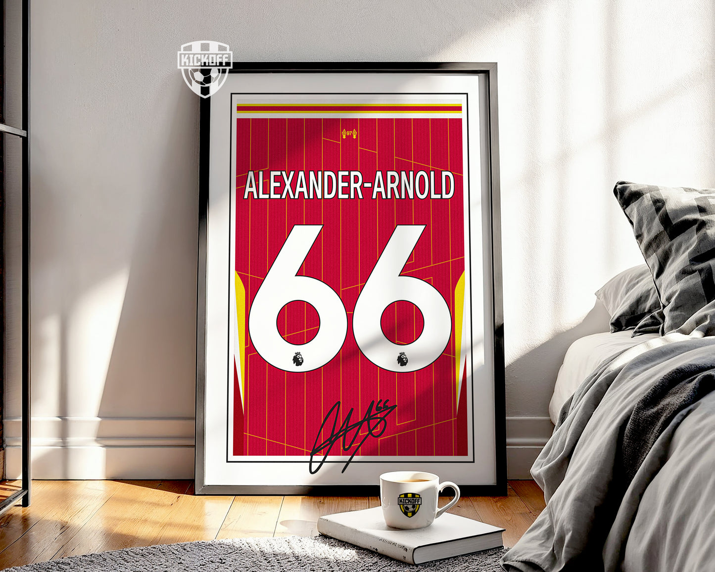 Trent Alexander-Arnold 24/25 Liverpool Home Shirt Poster