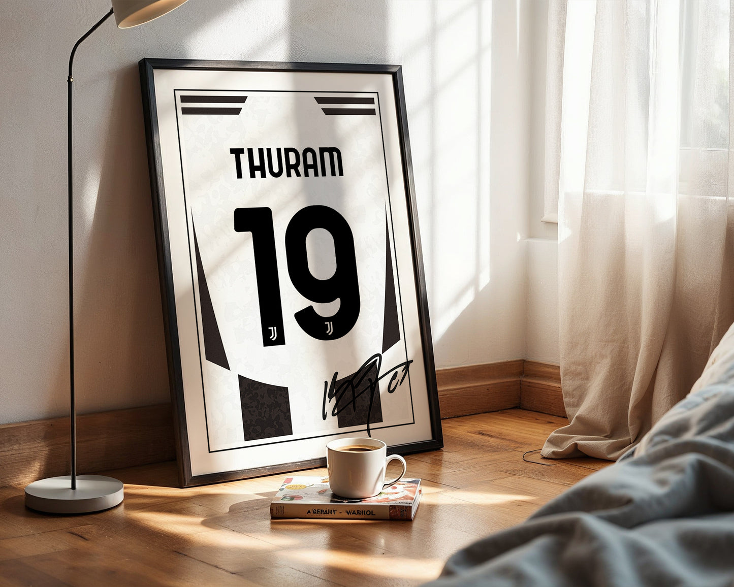 Khephren Thuram 24/25 Juventus Home Shirt Poster