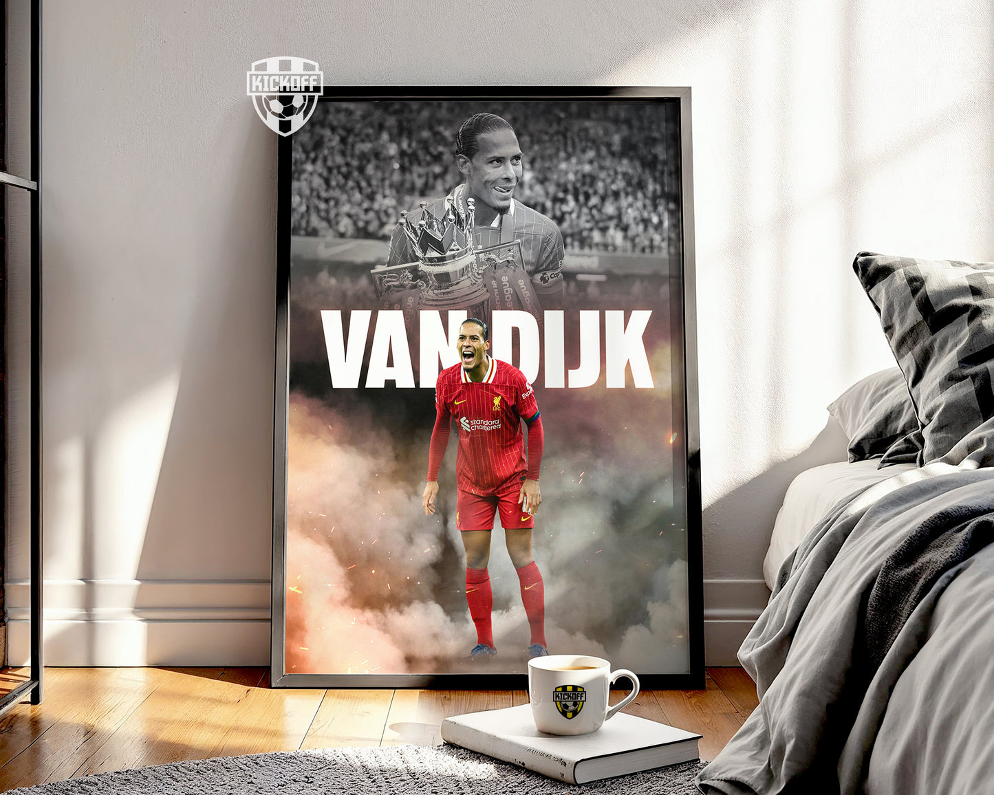 Virgil van Dijk Liverpool Poster