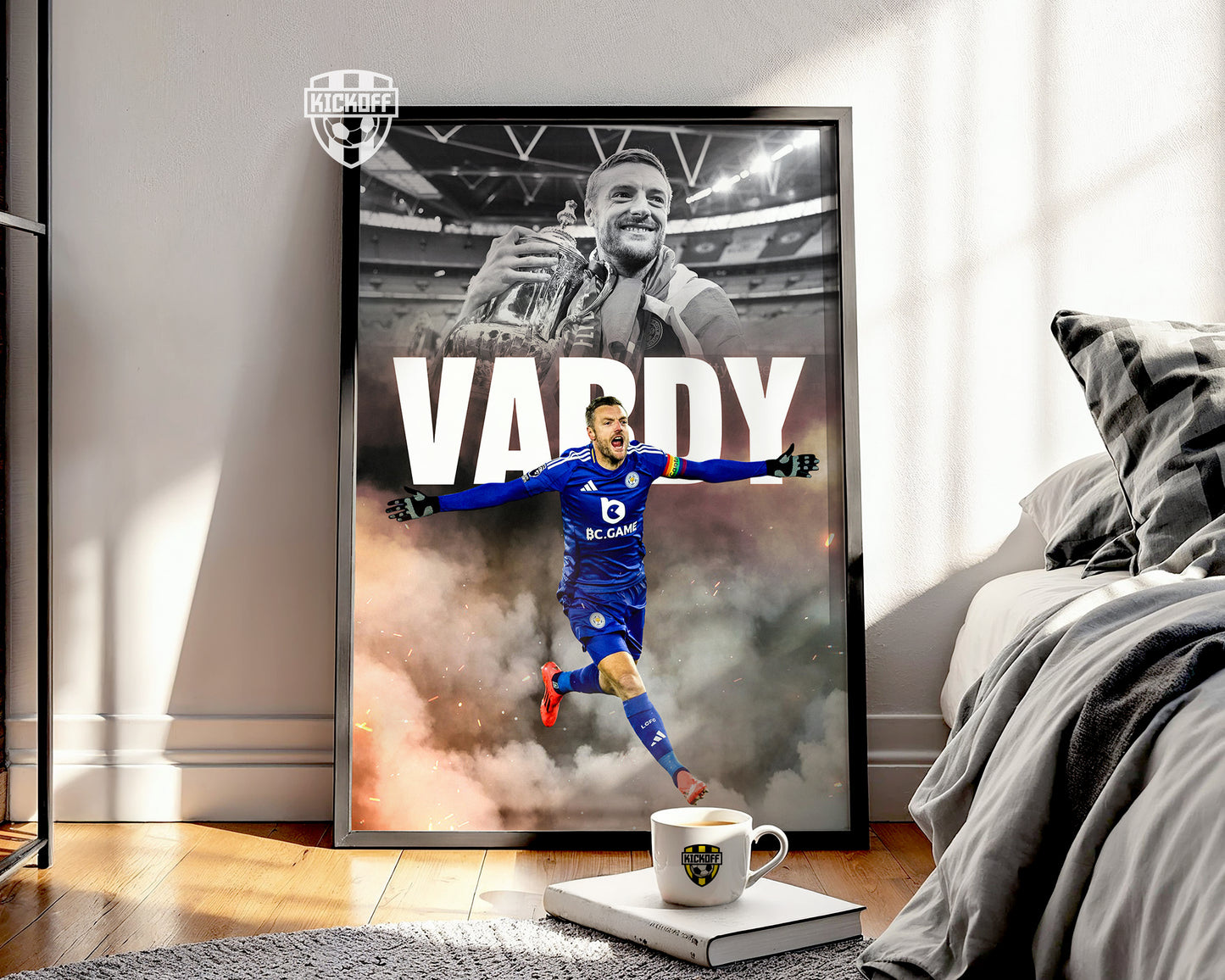 Jamie Vardy Leicester City Poster