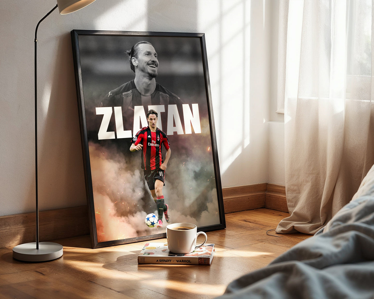 Zlatan Ibrahimovic AC Milan Poster