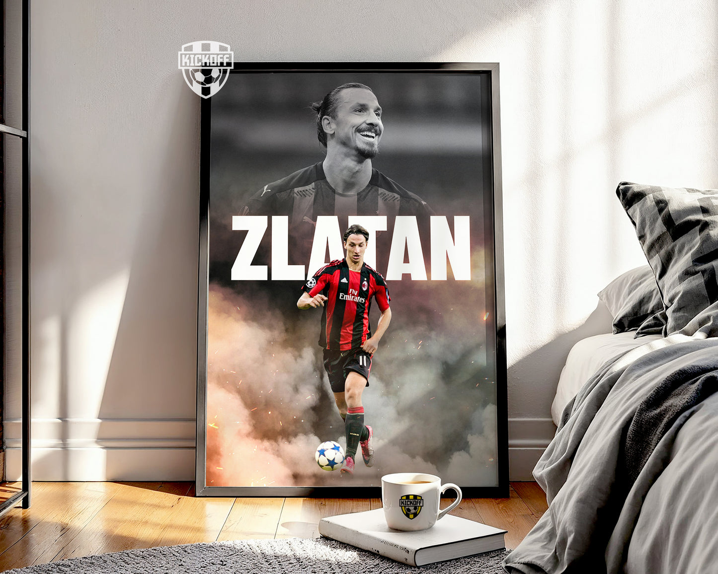Zlatan Ibrahimovic AC Milan Poster