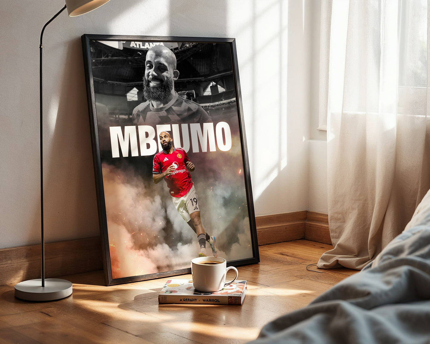 Bryan Mbeumo Man United Poster