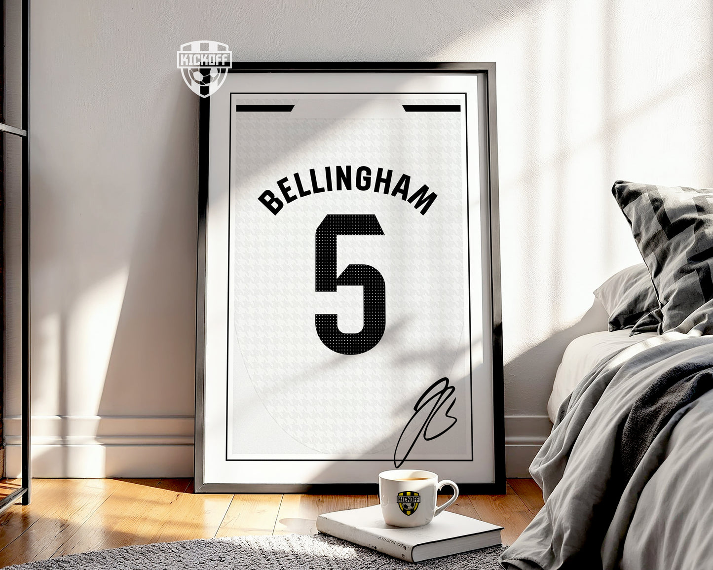 Jude Bellingham 24/25 Real Madrid Home Shirt Poster