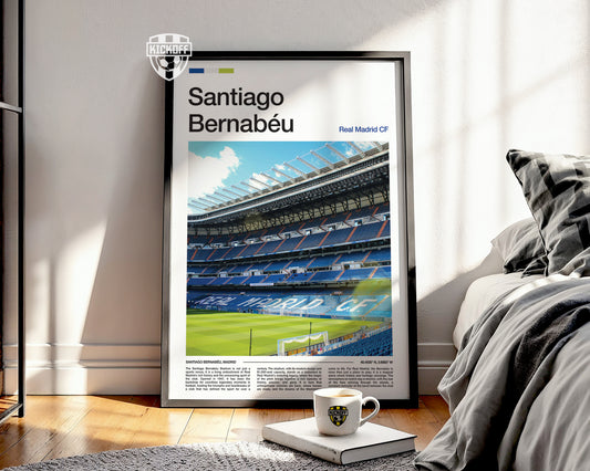 Santiago Bernabeu Stadium Poster