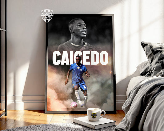 Moises Caicedo Chelsea Poster