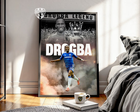Dider Drogba Chelsea Poster