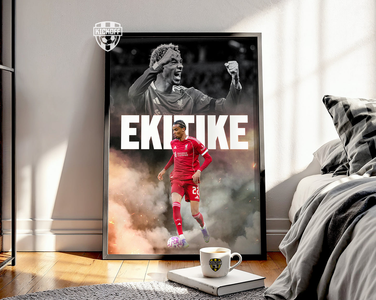 Hugo Ekitike Liverpool Poster