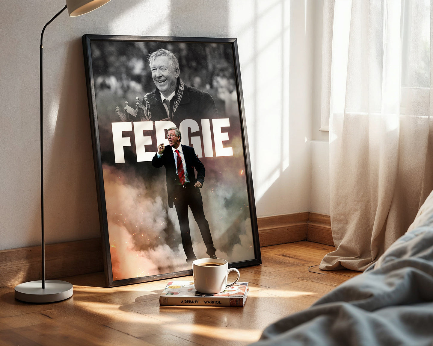 Sir Alex Ferguson Man United Poster