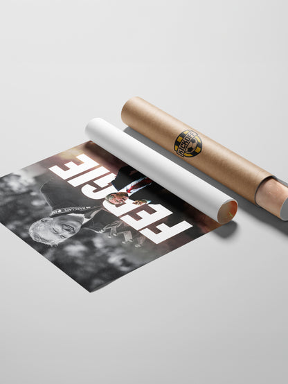 Sir Alex Ferguson Man United Poster