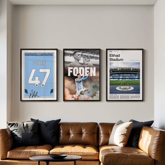 Phil Foden Man City Poster Bundle