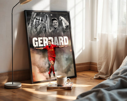 Steven Gerrard Liverpool Poster