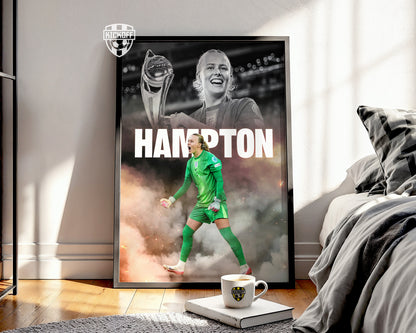 Hannah Hampton England Poster