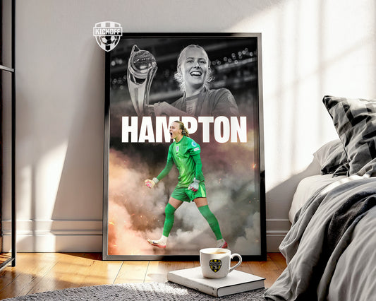 Hannah Hampton England Poster