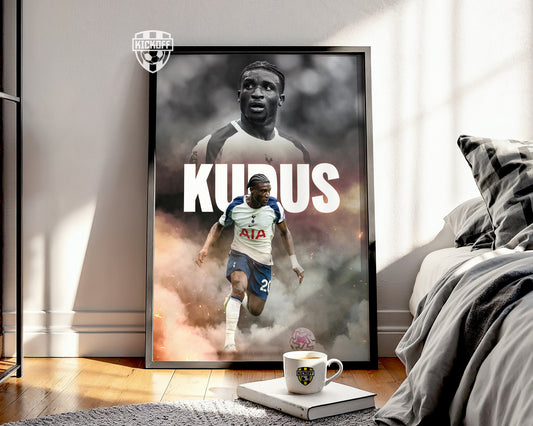 Mohammed Kudus Spurs Poster