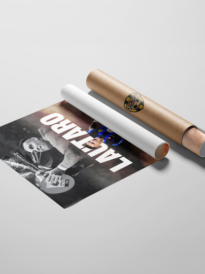 Lautaro Martinez Inter Milan Poster