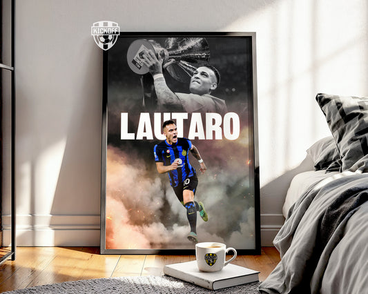 Lautaro Martinez Inter Milan Poster