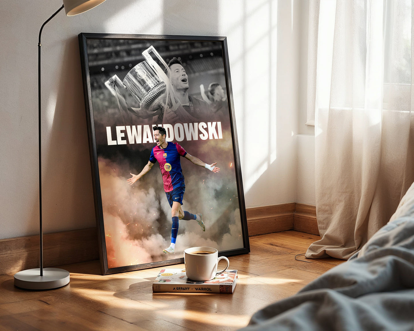 Robert Lewandowski Barcelona Poster