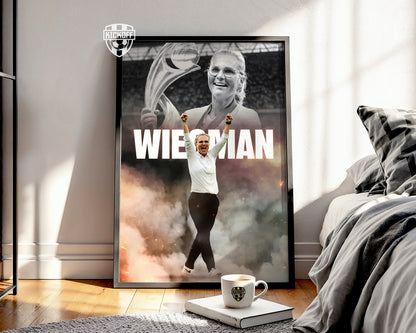 Sarina Wiegman England Poster