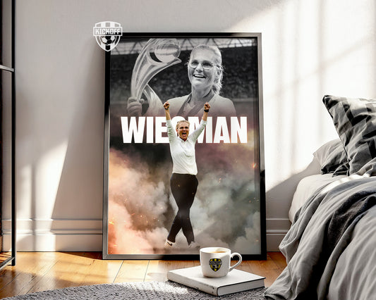 Sarina Wiegman England Poster